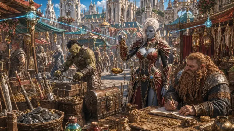 Wizualizacja 1 projektu MMORPG z AI Lineage2AI