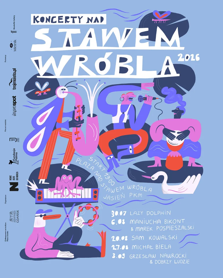 Michał Biela wystąpi nad Stawem Wróbla w Gdańsku: koncert plenerowy